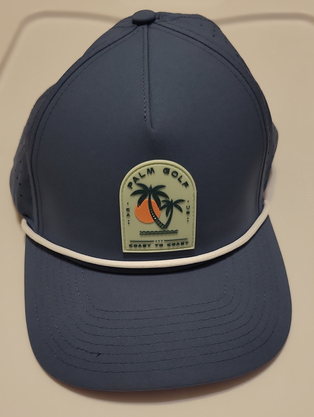 Palm Golf Coast to Coast Snapback Golf Cap Slate Blue - SS26 Men